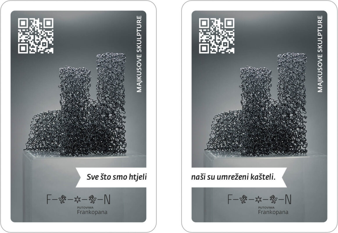 Karte Majkusove skulpture