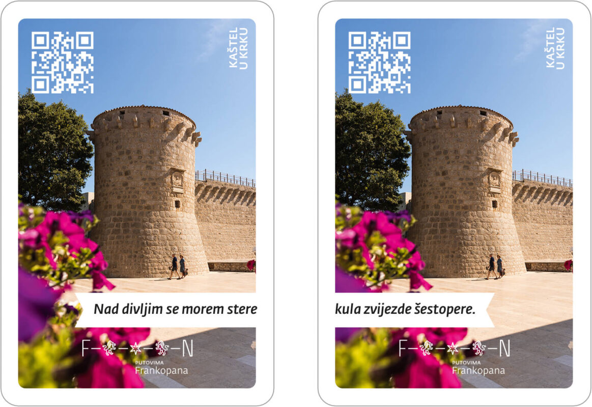 Karte Kaštel u Krku