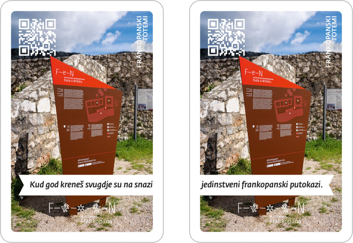 Karte Frankopanski totemi